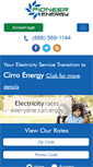 Mobile Screenshot of mypioneerenergy.com